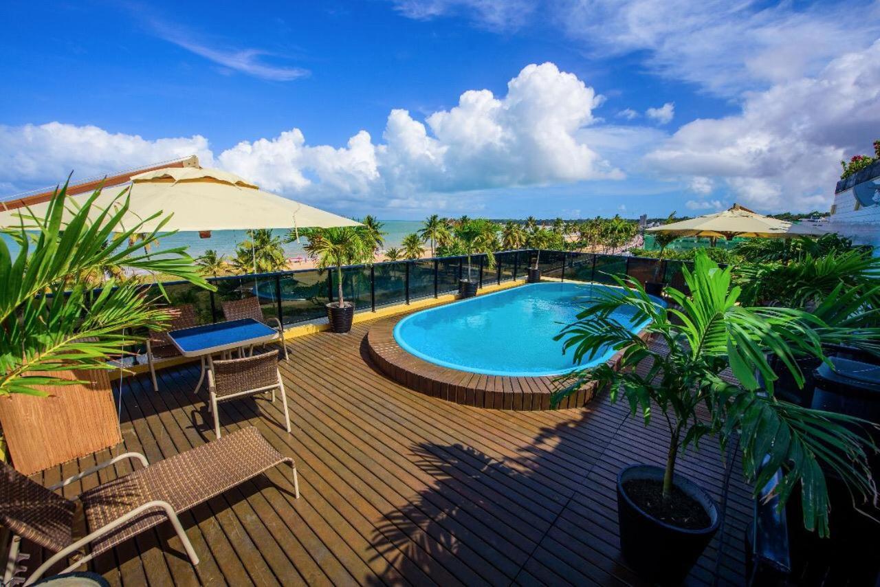 Flat Mar Do Cabo Branco Residence Joao Pessoa Bagian luar foto