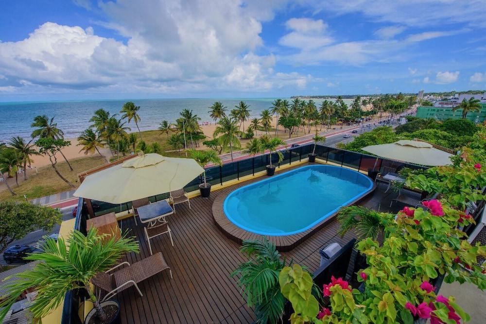 Flat Mar Do Cabo Branco Residence Joao Pessoa Bagian luar foto