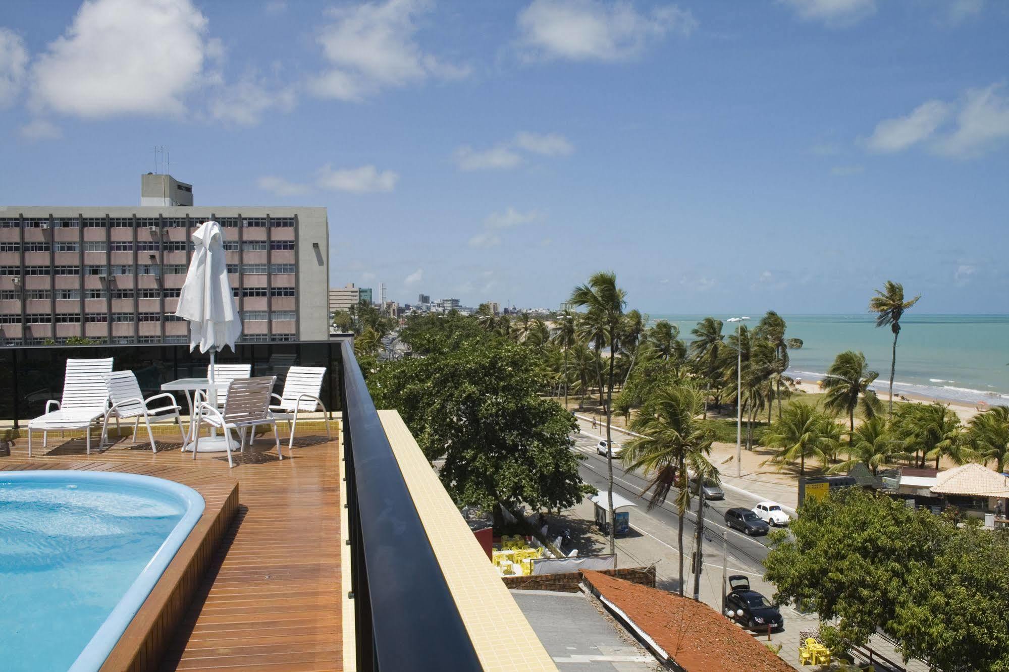 Flat Mar Do Cabo Branco Residence Joao Pessoa Bagian luar foto